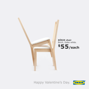 creative valentine's day ads| Adventure Marketing